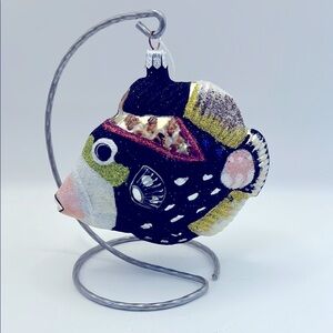 Vintage Colorful Fish Ornament